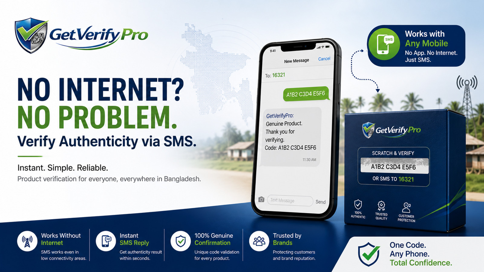 How to Verify Products Without Internet (SMS Verification)